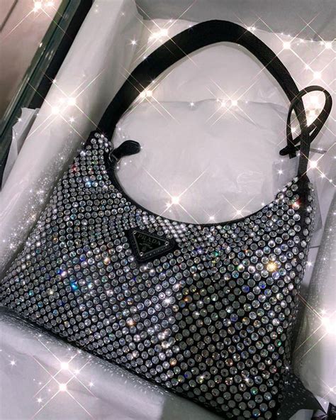 prada silver sparkle bag|glitter prada bags for women.